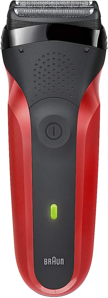 Braun Series 3 300s Rechargeable Electric Shaver, Black