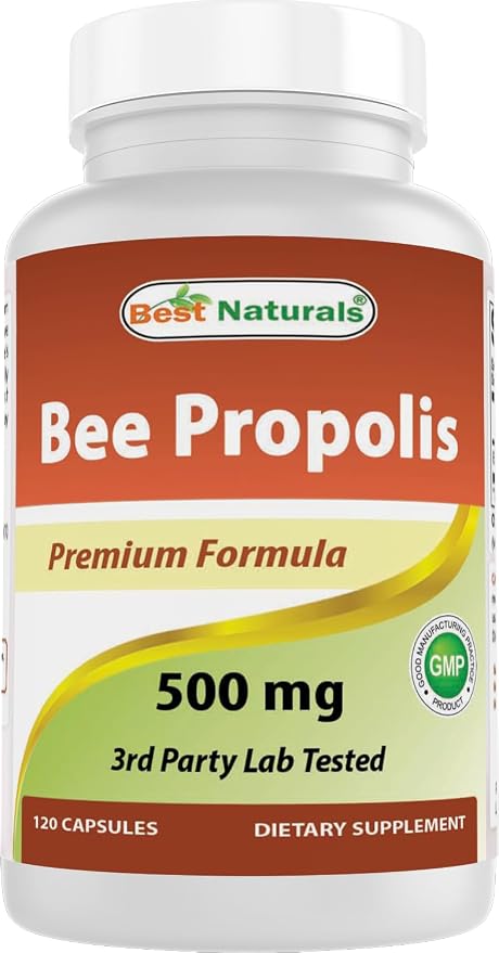 Best Naturals Bee Propolis 500 MG 120 Capsules