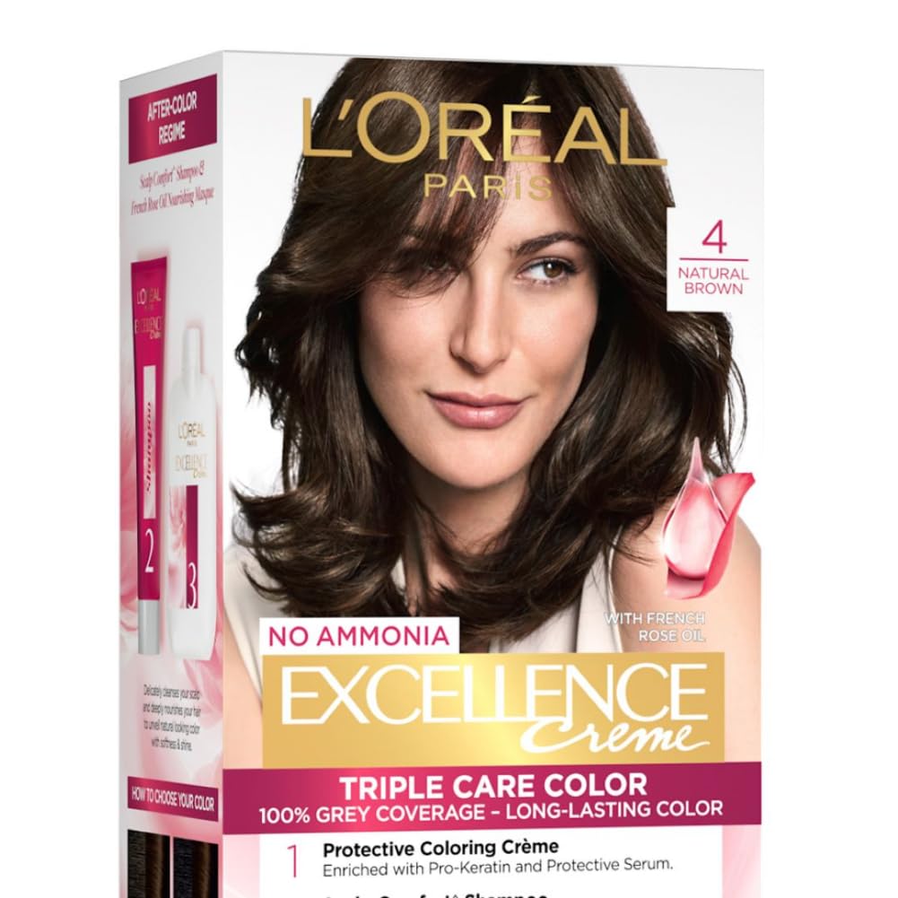 L'Oreal Paris Excellence Creme Hair Colour 4 Dark Brown