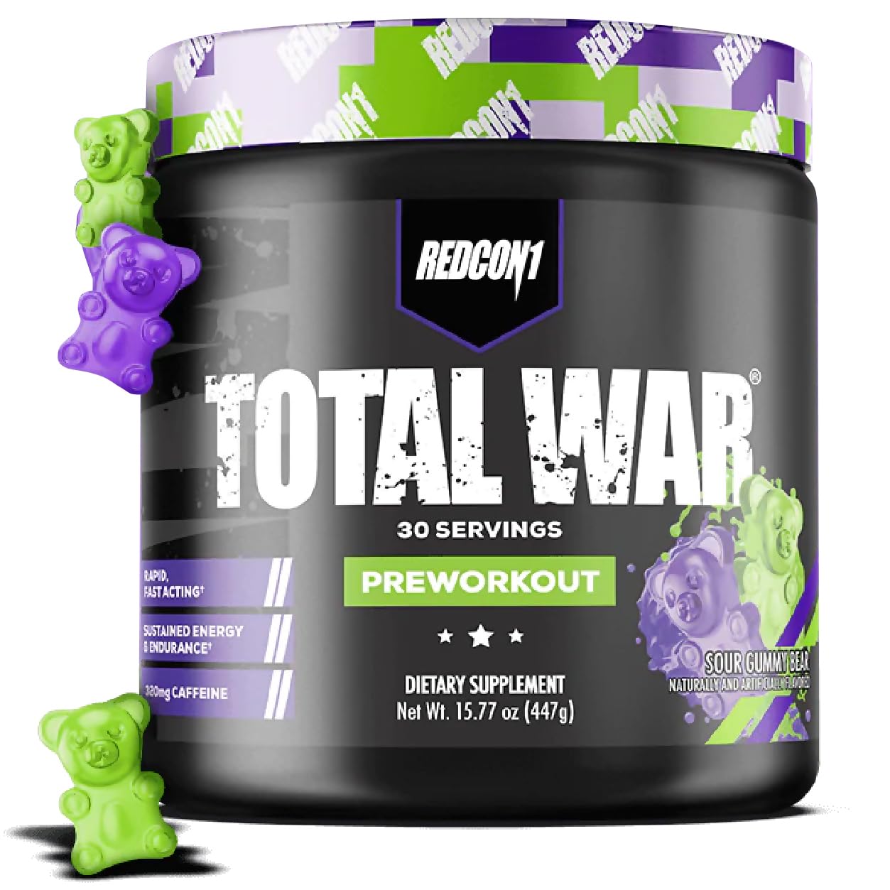 Total War by Redcon1 - 30 Serves / Sour Gummy Bear