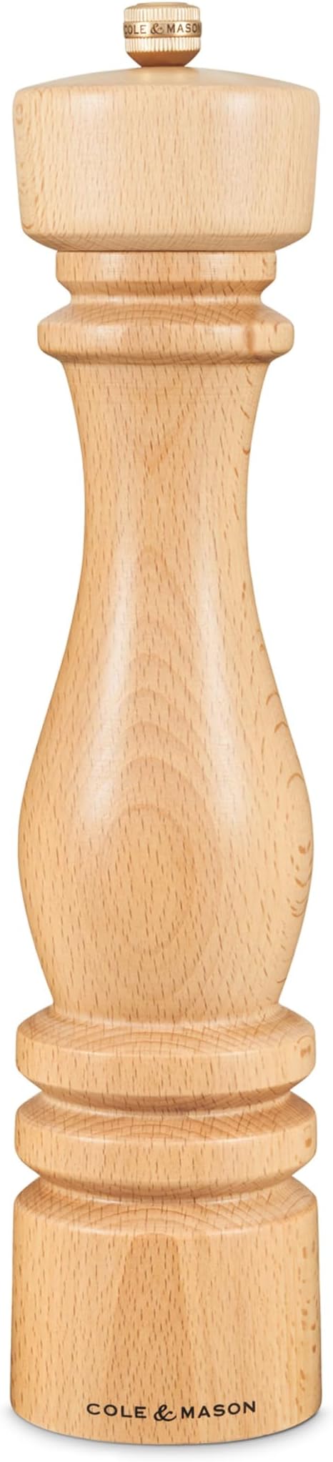 Cole & Mason London 30cm Natural Beech Pepper Mill