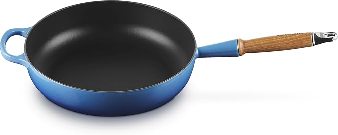 Le Creuset Signature Cast Iron Saute Pan 28cm Azure Blue