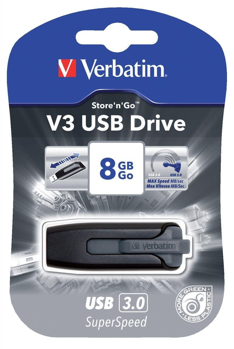 Verbatim Store 'n' Go V3 USB Drive 3.0 32GB Grey