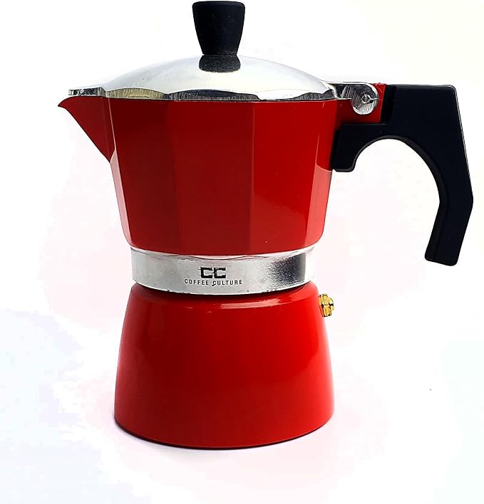 Coffee Culture Red Coffee Maker 9 Cup