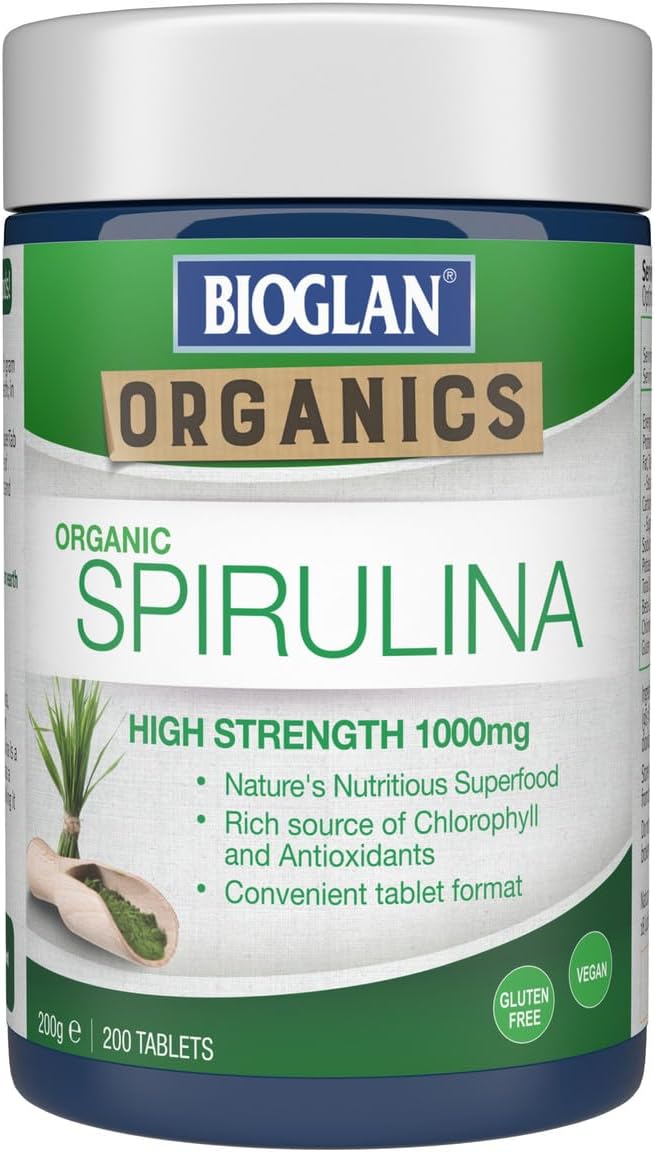 Bioglan Spirulina 1000mg 200 Tablets