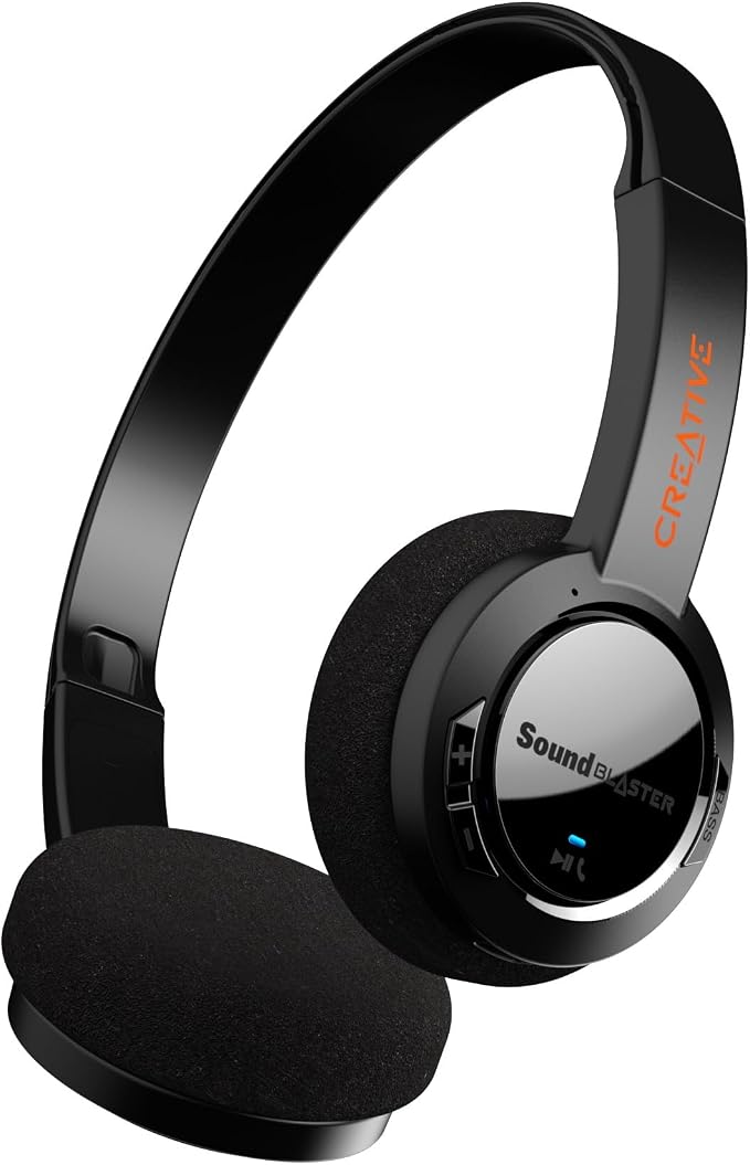 Creative Sound Blaster Jam V2 On-Ear Headphones - Black