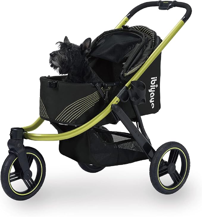Ibiyaya The Beast Pet Jogging Stroller - Jet Black
