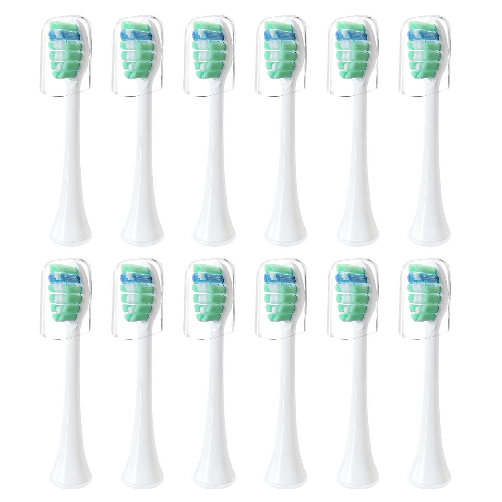 12x Replacement Toothbrush Heads for Philips Sonicare Heads Compatible with Phillips Brush Pack