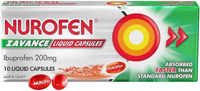 Nurofen Zavance 200mg Liquid Capsules