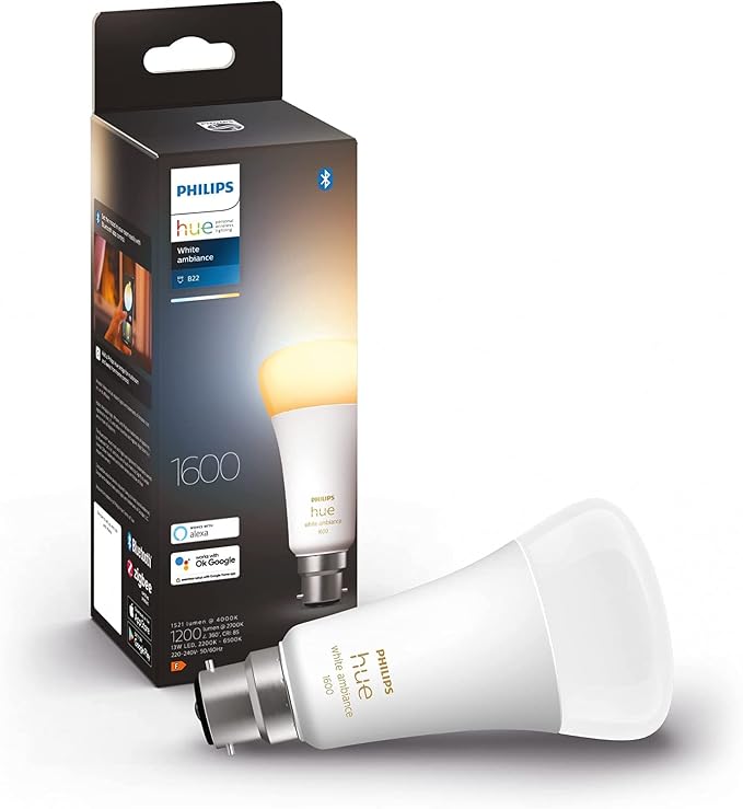 Philips: Hue White Ambiance 15W A67 B22 Bulb
