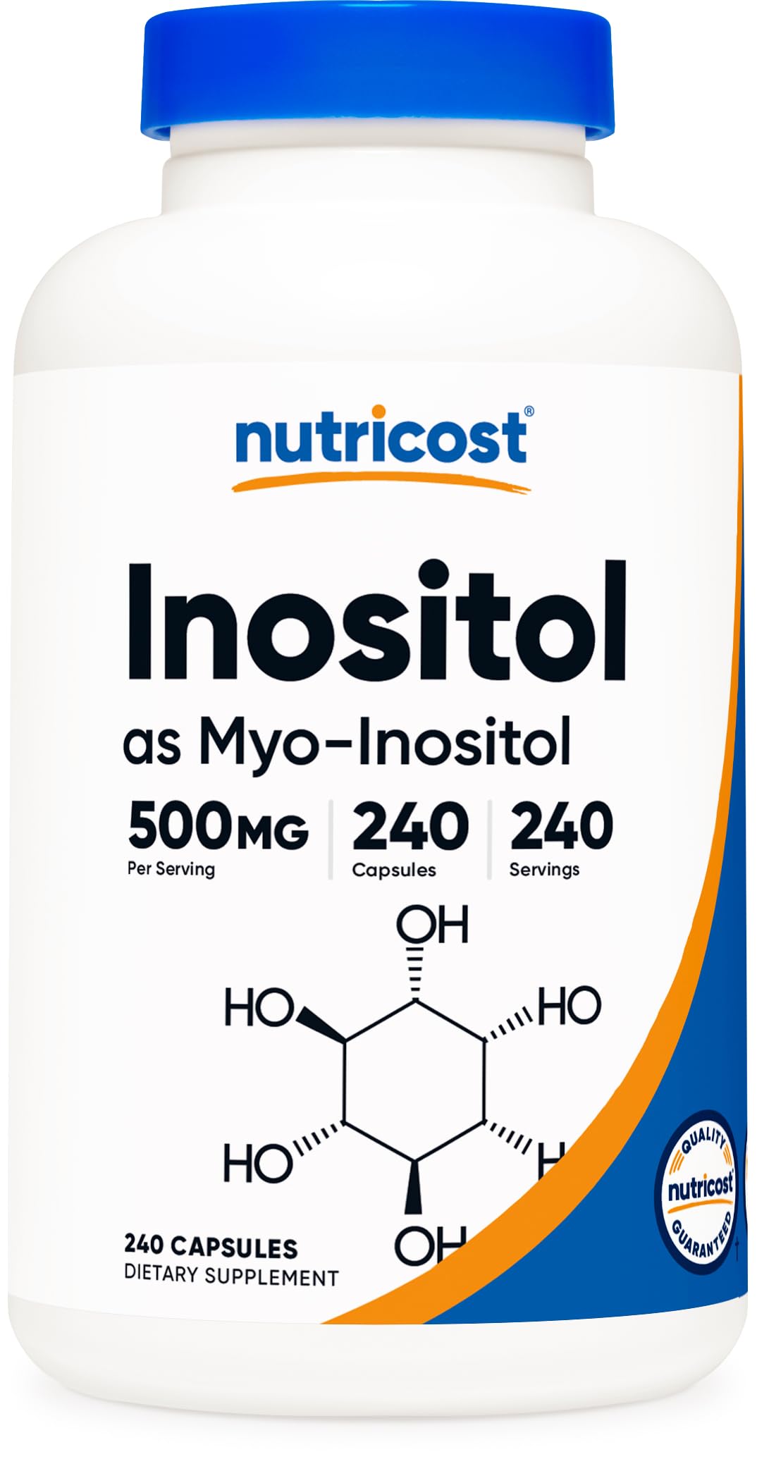 Nutricost, Inositol, 500 mg, 240 Capsules