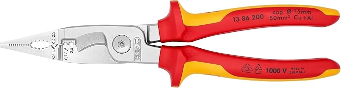 Knipex 1386200SB 200mm 1000V Electrical Installation Pliers