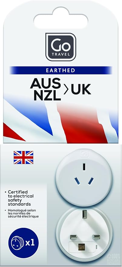 Go Travel OUTBOUND UK Travel Adaptor