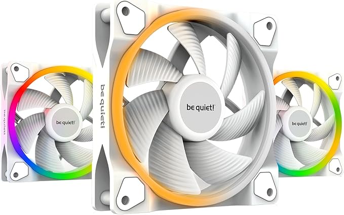 Be quiet! Light Wings 120mm PWM Fan, White, 3-Pack