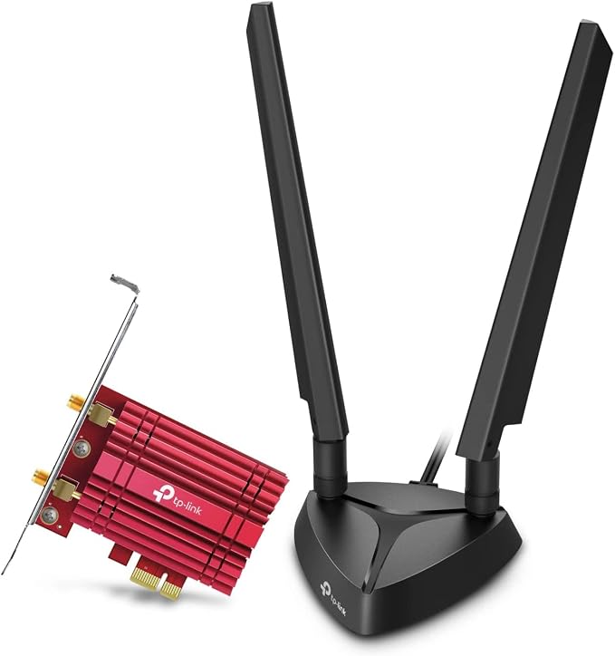 TP-Link Wifi 6E AX5400 PCIe Wifi Card (Archer TXE75E), Tri Band Wireless Adapter