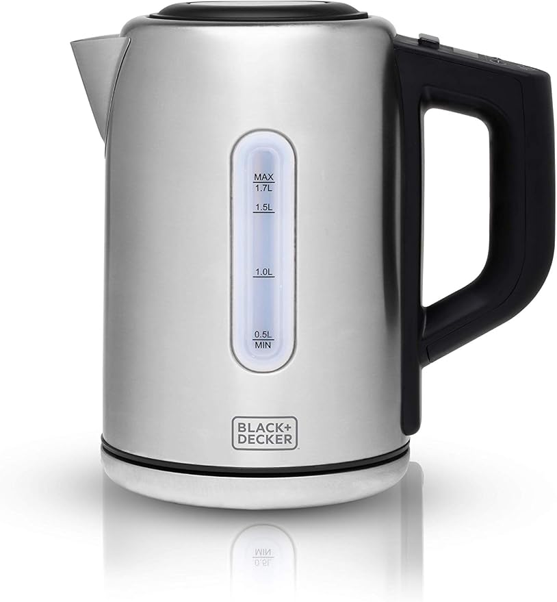Black & Decker 1.7L Digital Stainless Steel Kettle