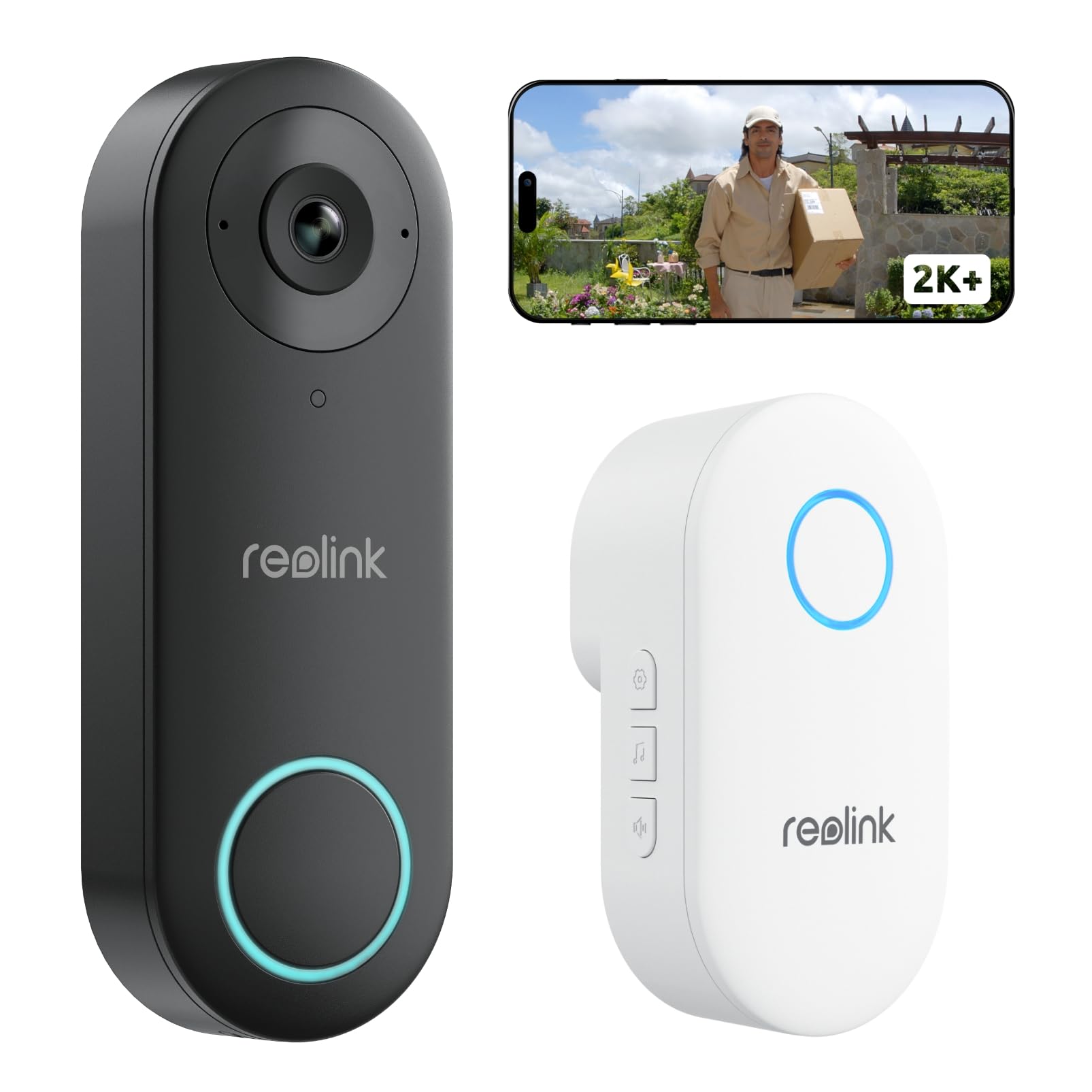 Reolink Smart 2K+ 5MP Wired Wifi Video Doorbell