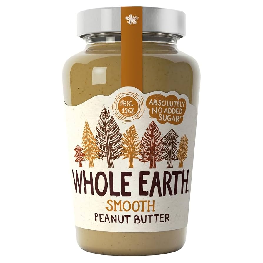 Whole Earth Smooth Peanut Butter 454g