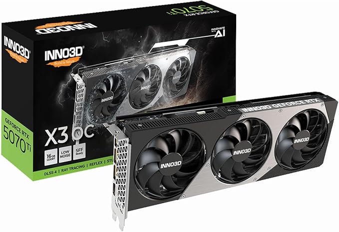INNO3D NVIDIA GeForce RTX 5070 Ti X3 OC White 16GB