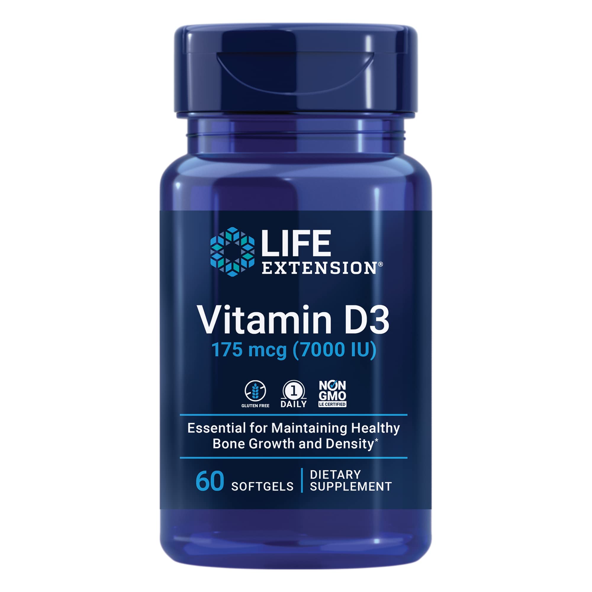 Life Extension - Vitamin D3 7000 IU - 60 Softgels