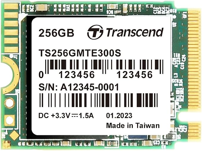 Transcend 256GB M.2 2230 PCIe Gen3x4 NVMe SSD