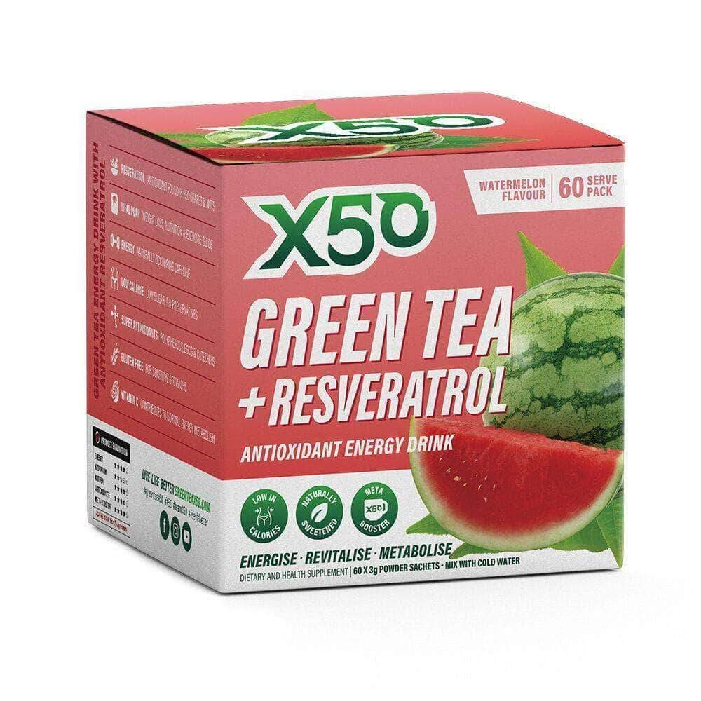 Green Tea X50 - 60 Serves Lemon Ginger