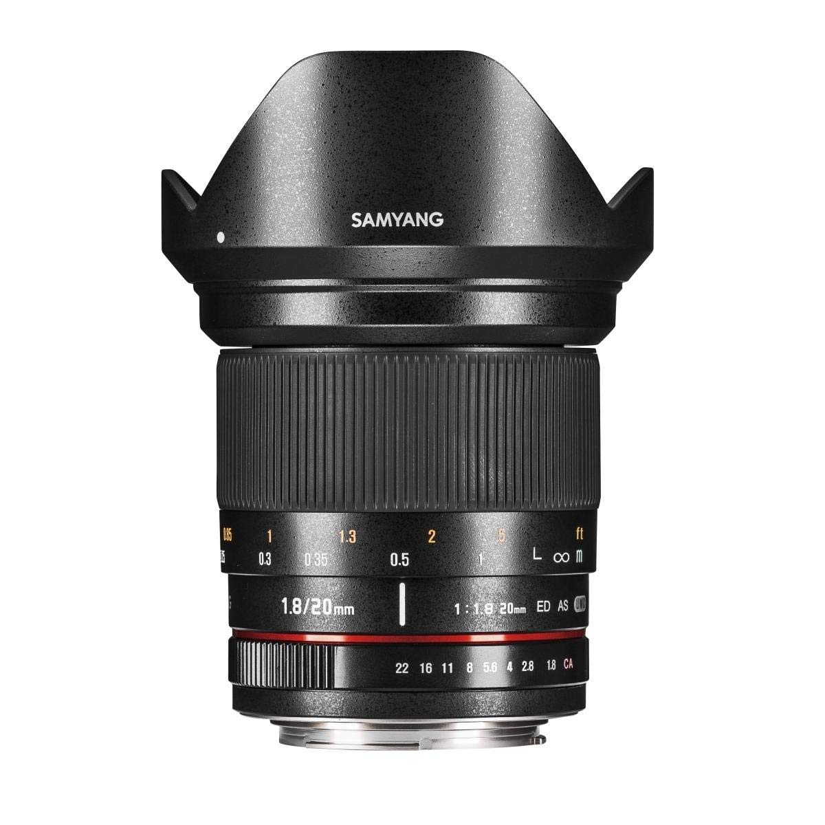 Samyang 20mm F1.8 Ed As UMC Lens (Sony E)