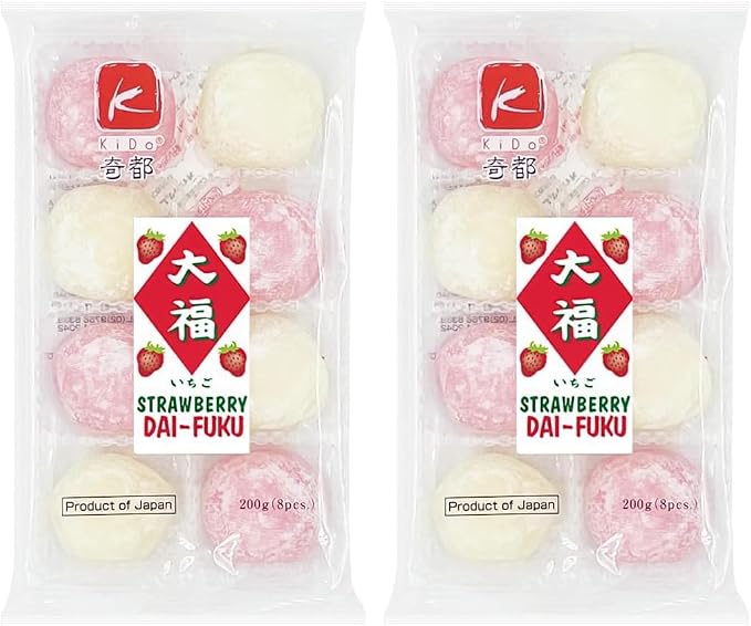 Kido Strawberry & Chocolate Dai-Fuku (Mochi) 200g