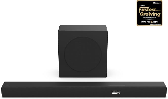 Hisense HS3100AU 3.1 Ch Soundbar with Wireless Subwoofer