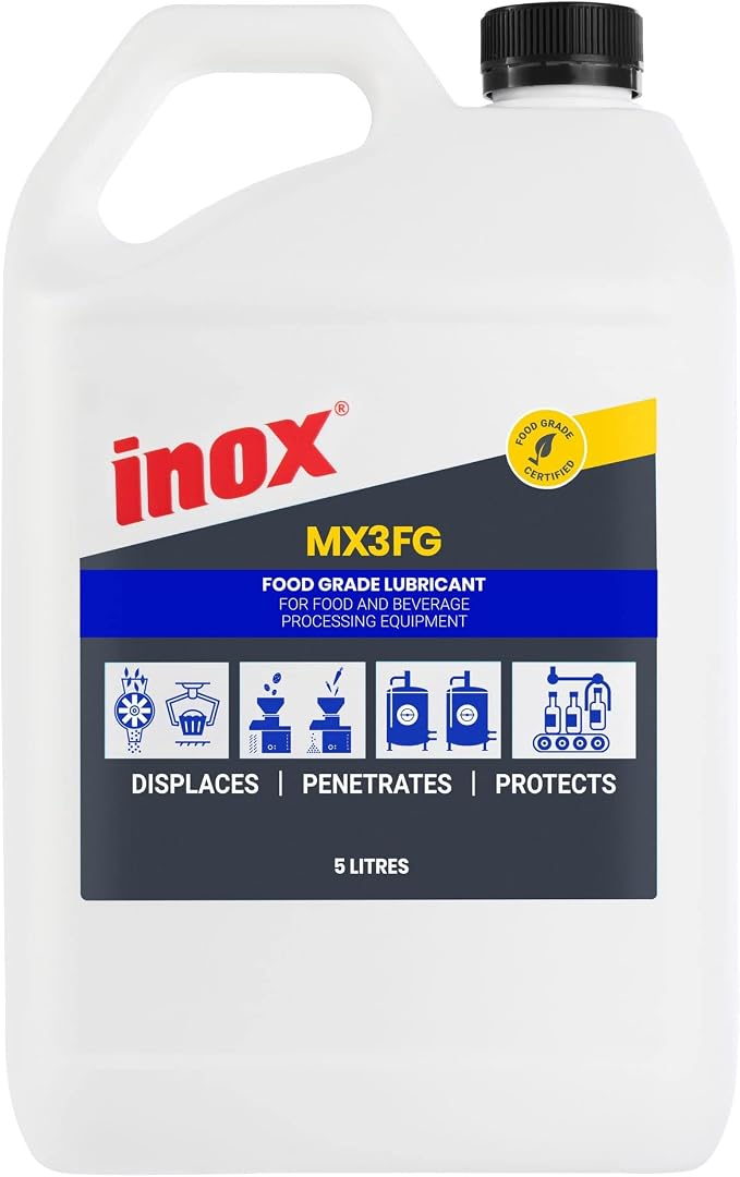 Inox MX3 Food Grade Lubricant 5L + Free Spray Bottle