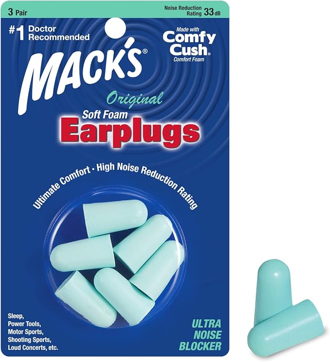 Mack's Original Soft Foam Earplugs - 50 Pair