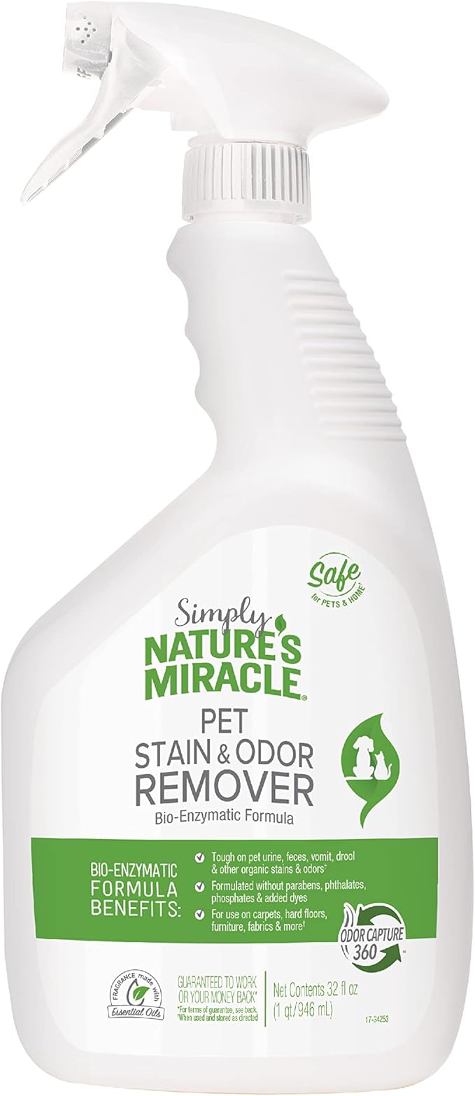 Simply Nature's Miracle Pet Stain & Odor Remover 946ml