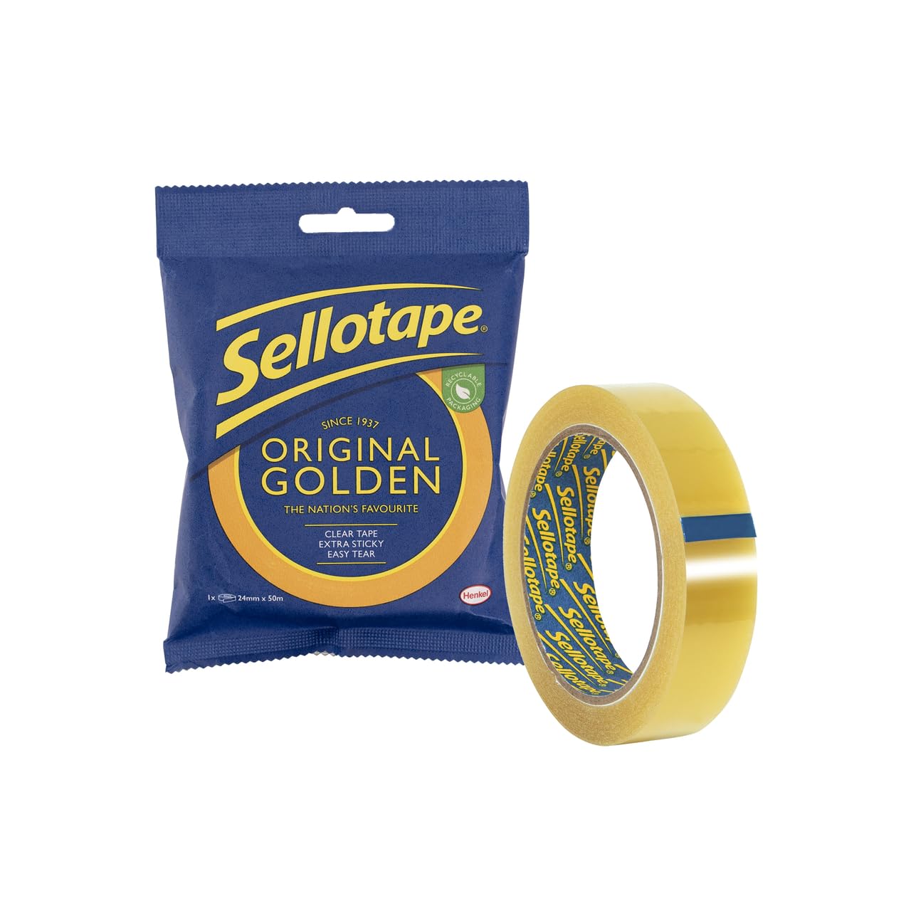 Sellotape Original Golden - 24mm x 50m