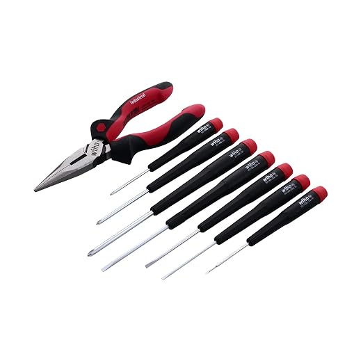 Wiha 26197 7 Piece Precision Slotted and Phillips Screwdriver Set