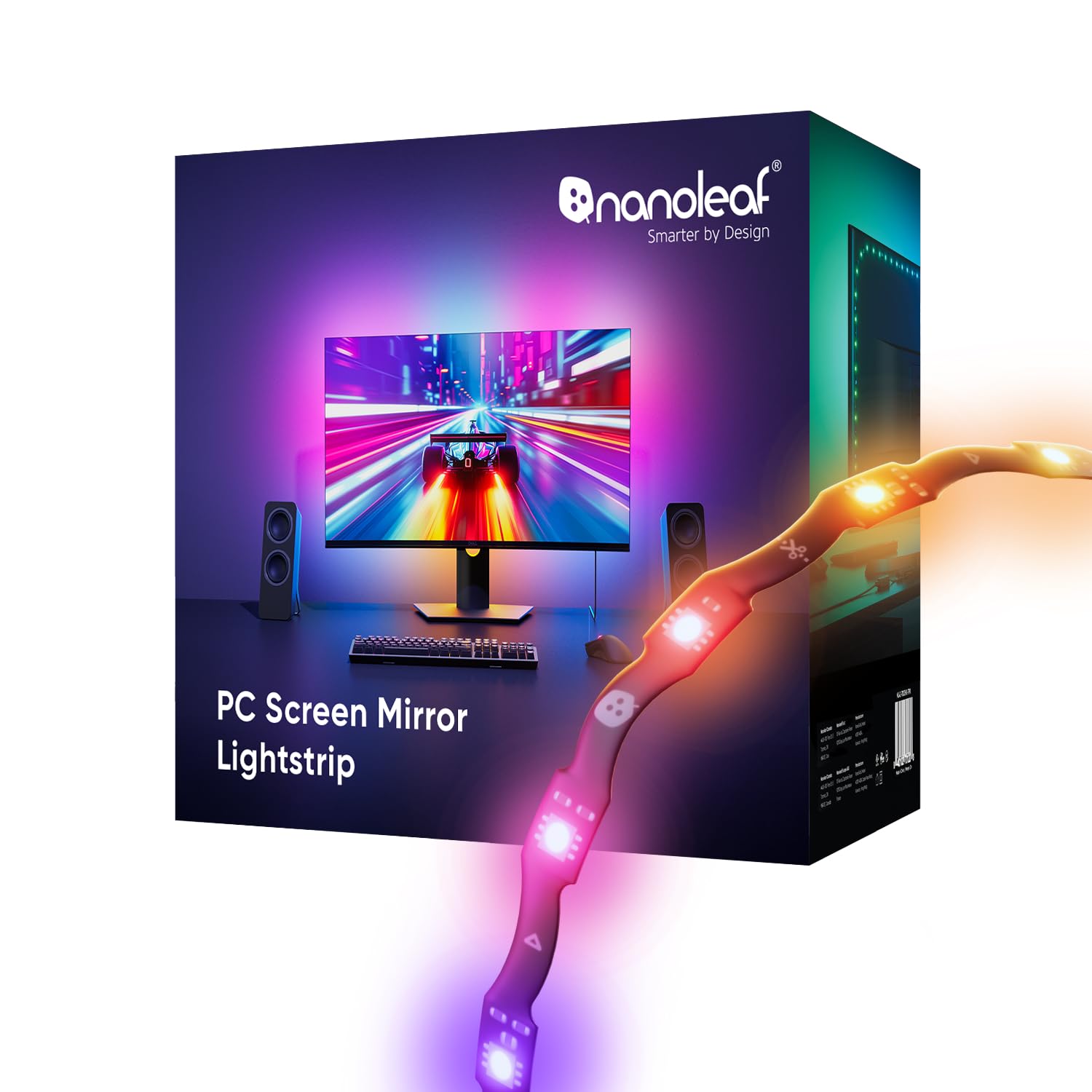 Nanoleaf PC Screen Mirror Lightstrip Windows / macOS LED lightstrip, 300 lm, Multicolor
