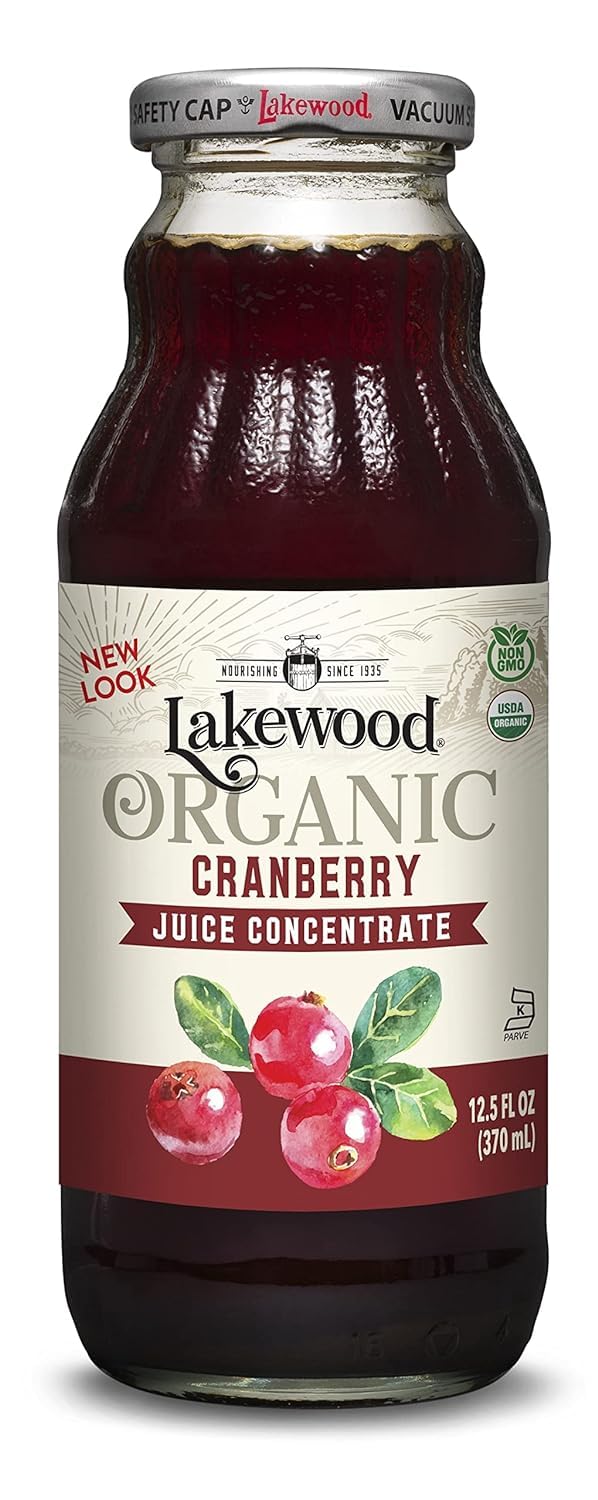 Lakewood Organic Concentrate Cranberry Juice, 370 ml