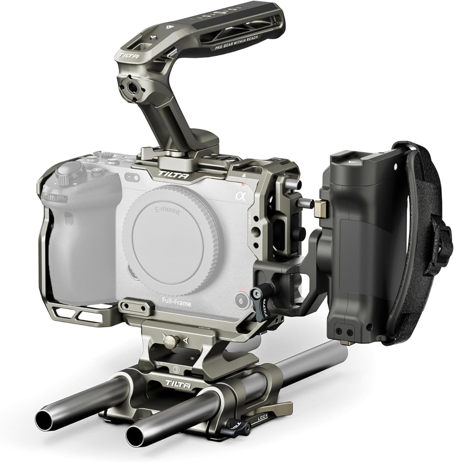 Tilta Camera Cage For Sony FX3/FX30 V2 - Pro Kit, Titanium Grey