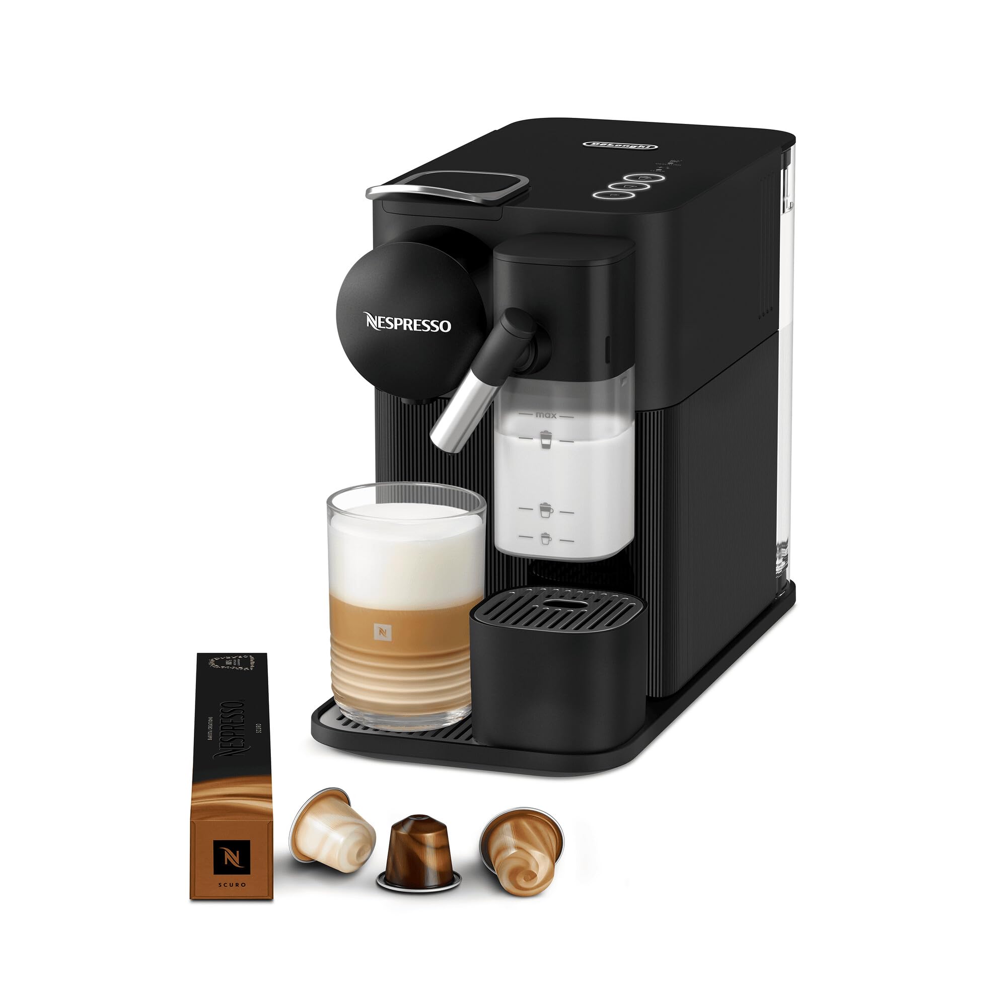 Delonghi Lattissima One Black Nespresso Coffee Machine (EN510B)