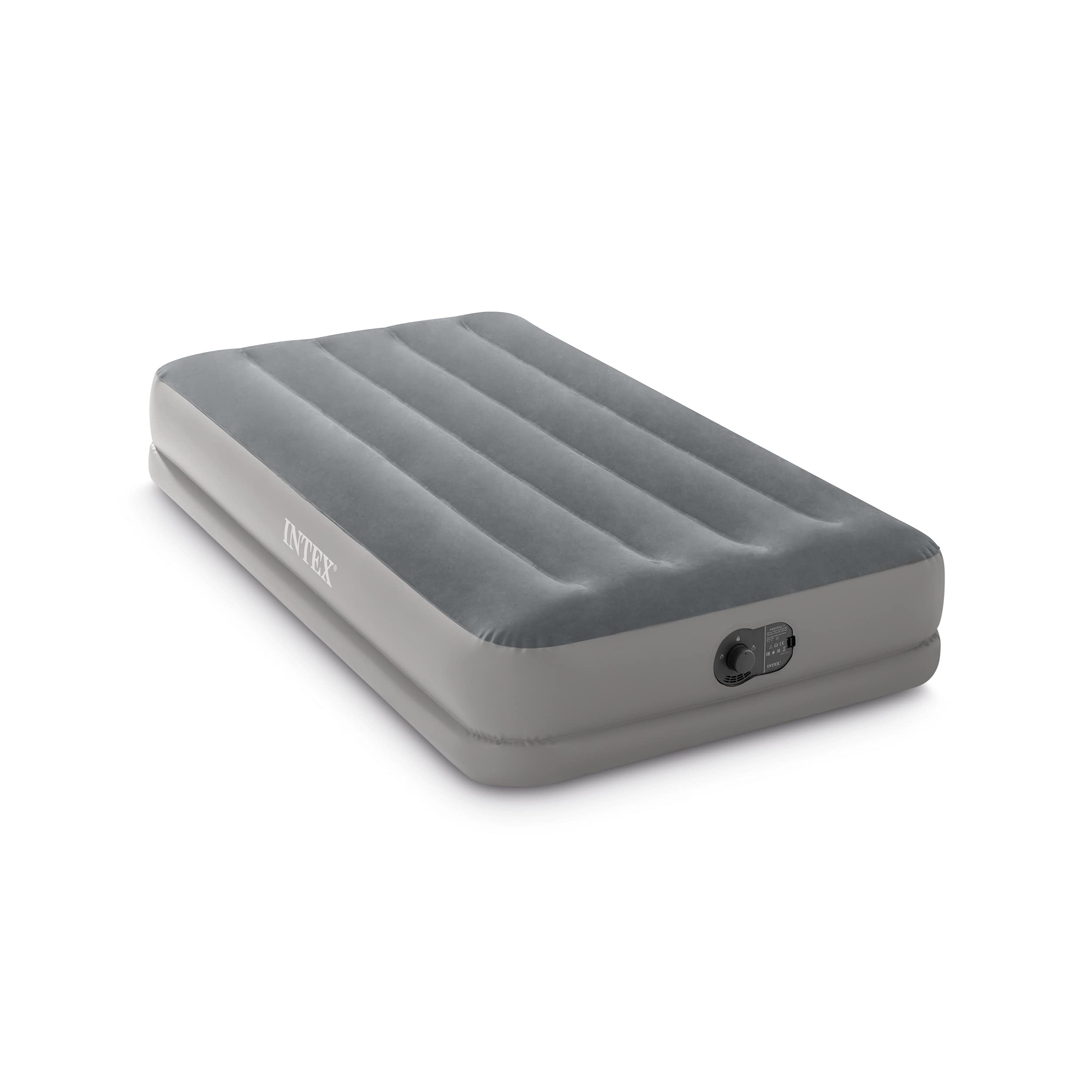 Intex Dura-Beam Prestige Inflatable Twin Airbed w/ Built-in USB Electric Pump