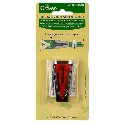 Clover Bias Tape Maker 18mm 3/4in