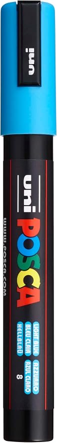 Posca Marker Medium (PC-5M) Metallic Set 8