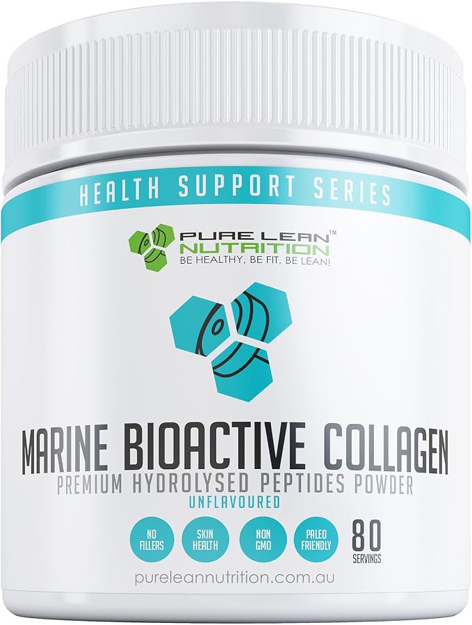 Marine Collagen Bioactive Peptides Powder Beauty Glow for Skin Nails