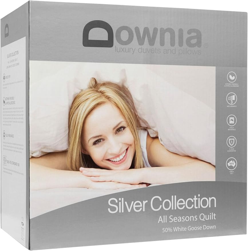 Downia Silver Collection All Seasons Quilt - Double