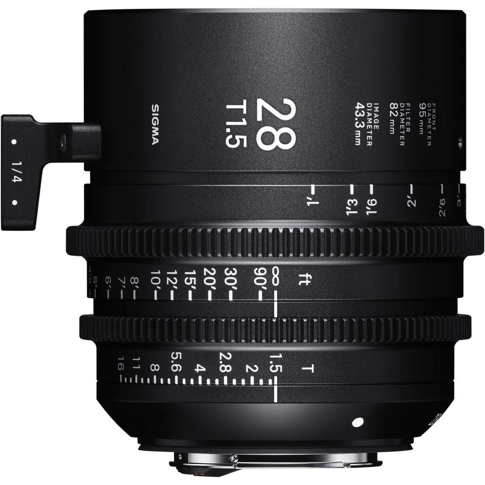 Sigma 28mm T1.5 Cine Lens For Canon EF Mount