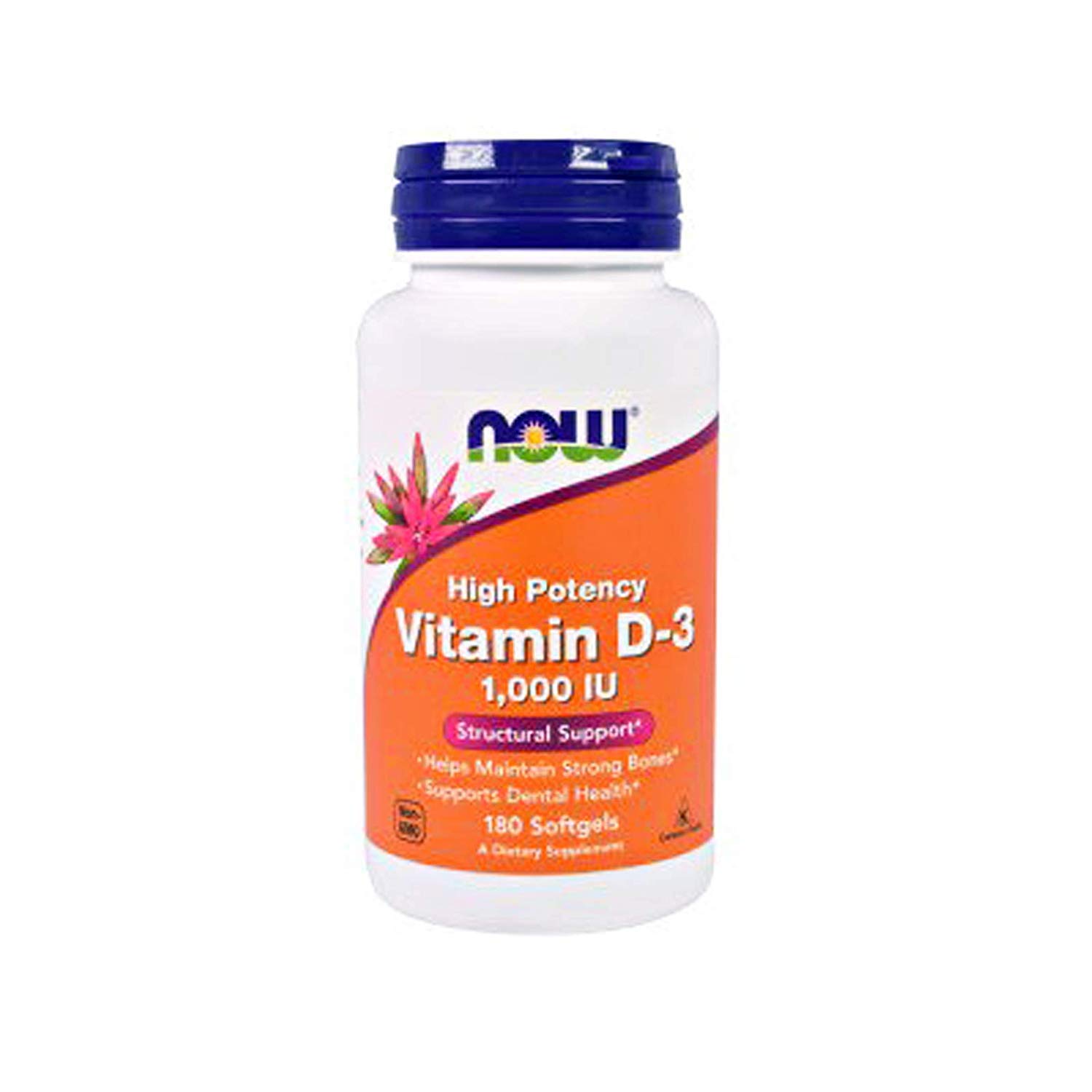 Now Foods Vitamin D-3 1000 IU 180 Softgels