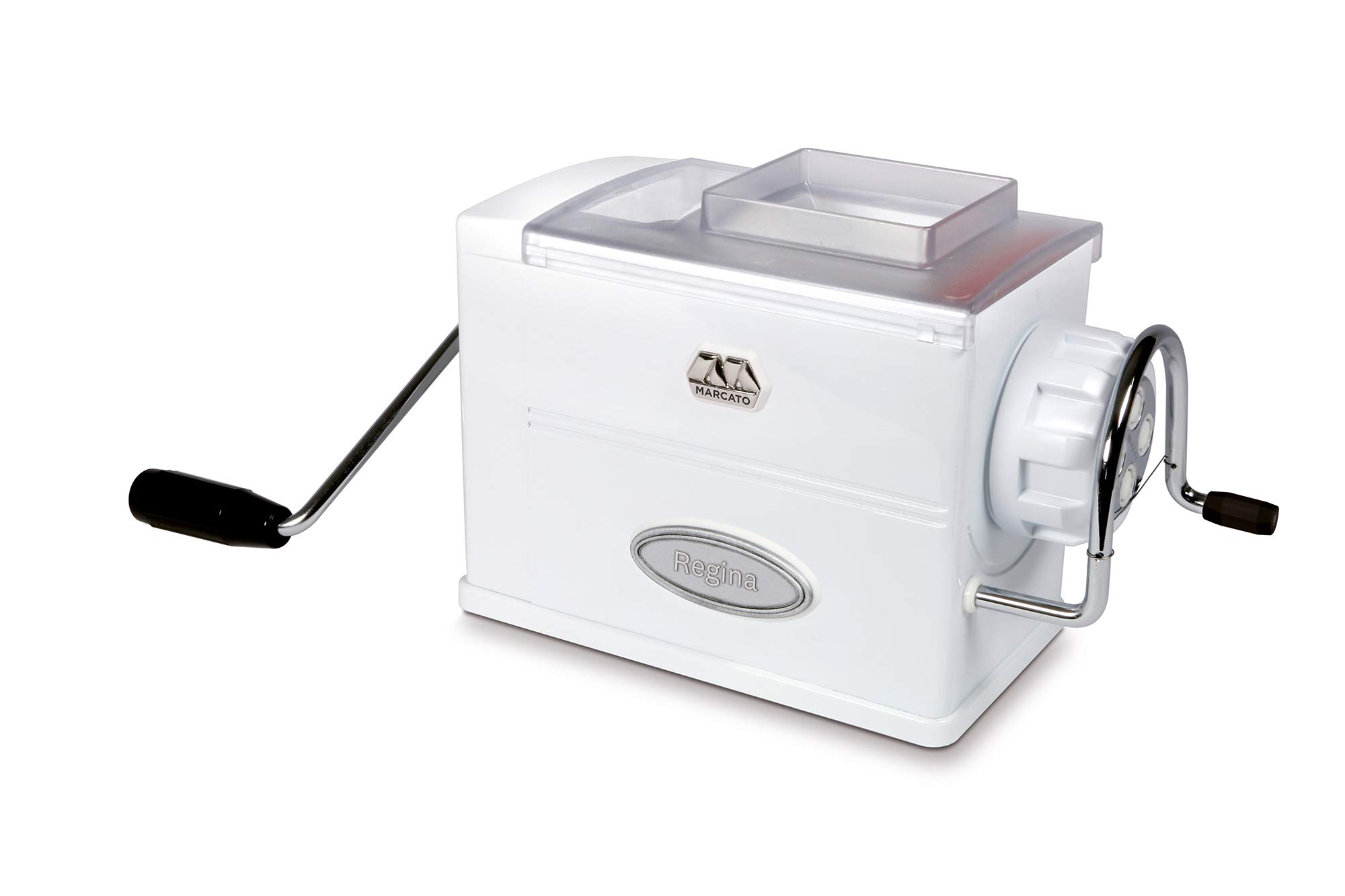 Marcato Atlas Regina Pasta & Macaroni Machine Manual Maker - White