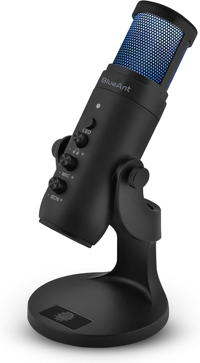 BlueAnt StreamX USB Microphone Black