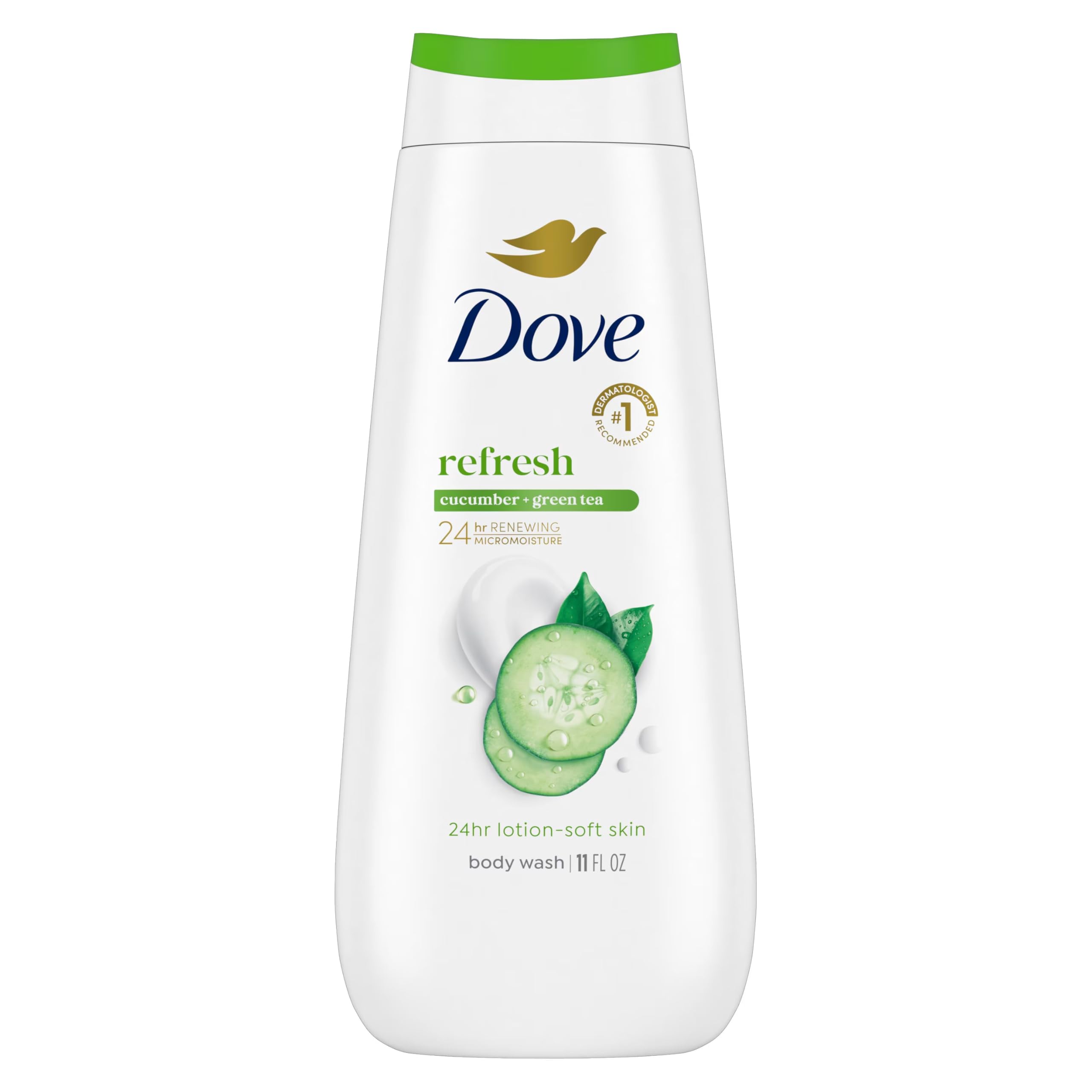 Dove Body Wash, Nourishing, Refreshing, Cucumber & Green Tea - 22 fl oz