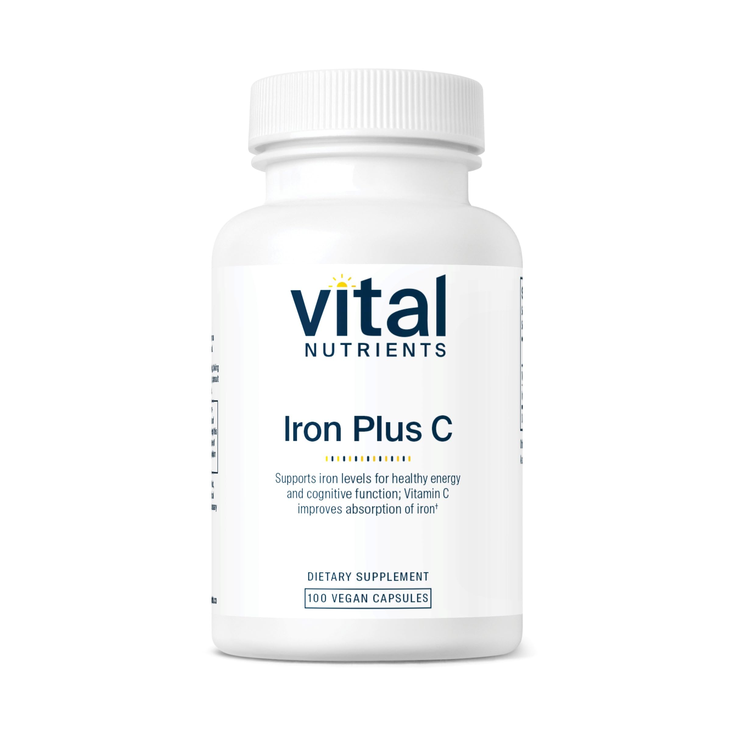 Vital Nutrients Iron Plus C
