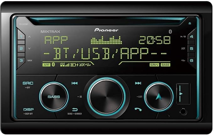 Pioneer FH-S725BT Car Stereo With Dual Bluetooth, USB/AUX